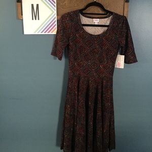 NWT M LuLaRoe Nicole dress
